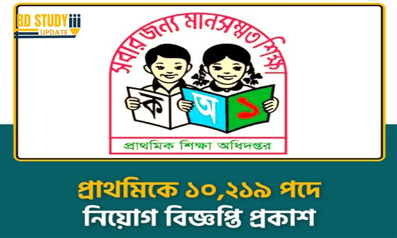 Government Primary School Teacher Job Circular