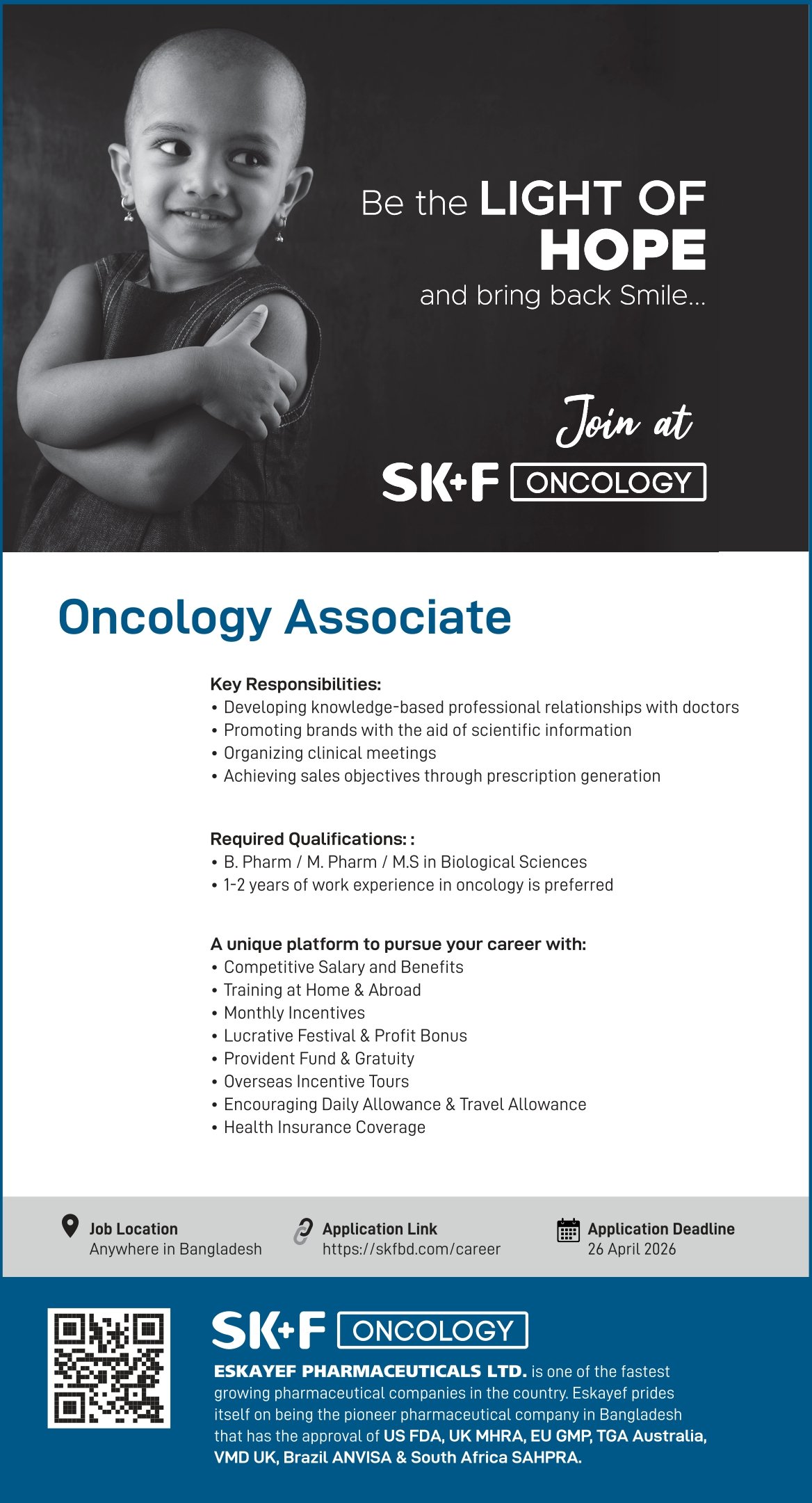 Eskayef Pharmaceuticals Job Circular